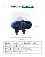 Temporizador De Agua Con Sensor De Lluvia Y Función De Retraso Para Jardín Y Patio Sistema De Riego Con Dos Salidas Y Cuatro Bobinas Actualizadas - details 1