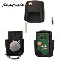 Llave De Coche Jingyuqin 3Botones 6QE 959 753 Flip Remote 434MHz Para Volkswagen VW Fox Gol Sharan 2010+ Saveiro2009-2012 6QE959753 - details 5