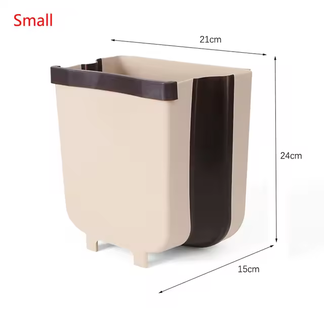 Euroxanty - Cubo de Basura Plegable Colgante para Cocina, Baño y Oficina con Gran Capacidad - 1