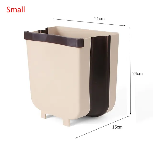 Euroxanty - Cubo de Basura Plegable Colgante para Cocina, Baño y Oficina con Gran Capacidad - 1