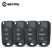 Carcasa De Llave Remota KEYYOU 5X Para Hyundai I30 IX35 ELANTRA Tucson SONATA Para Kia K2 K5 Rio 3 Picanto Ceed Cerato Sportage Plástico ABS - details 0