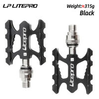 Pedal De Bicicleta Litepro Ultraligero Con Solución Rápida De Aluminio Para Brompton Pedal Plegable Antideslizante Para Mountain Bikes Road Bicycles Y BMX - details 0