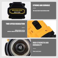 Taladro Atornillador Inalámbrico 2 Velocidades, Motor Sin Escobillas, Batería Li-Ion Recargable 20V, Par Máximo 50Nm, Luz LED - Ideal para Bricolaje​ - details 3