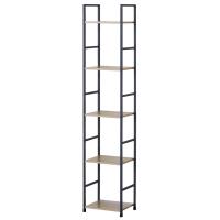 LILI HOME 🪵 Estantería de Metal y Madera MDF - 3, 4 o 5 Baldas - Diseñada para combinar resistencia y elegancia, es perfecta para hogares, oficinas, tiendas o zonas de almacenaje. Fabricada con marco metálico resistente, que garantiza firmeza y durabi - details 0