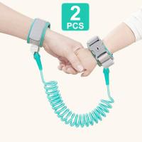 Arnés para caminar con riendas para Bebe, 2 UDS., muñequera de Seguridad antipérdida con cerradura + Conexión de Correas elásticasde 1,5 m para niños Pequeños, Niños - details 3