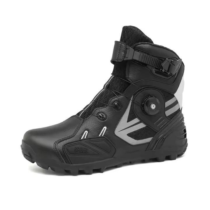Botas De Motocicleta Impermeables Y Antideslizantes De Fibra Ultrafina Para Hombres Y Mujeres Protección Resistente Al Desgaste Para Viajes En Motocicleta - 1