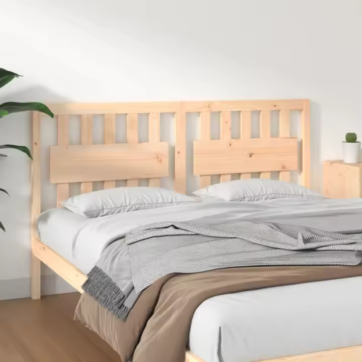 Cabecero de cama madera maciza de pino 165,5x4x100 cm - 1