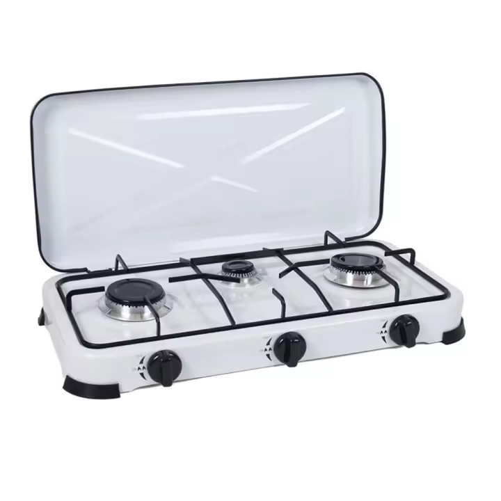 Gerimport - Hornillo de gas, Cocina Portatil de Gas, Hornillo Hierro Esmaltado Exterior CAMPING Acampada y senderismo - 1