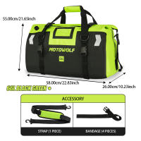 Bolsa De Asiento Para Motocicleta Impermeable De Viaje Bolsa De Almacenamiento De Bricolaje De 40/66 PC De Poliéster Para Exterior - details 2