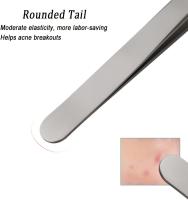 Set Profesional De 3 Piezas Para Eliminar Blackheads Y Acne Con Pinzas Precisión Extractor De Puntos Negros Y Extracción De Acne - details 1