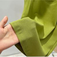 Camisola De Mujer 2025 Estilo Coreano Sólida Con Cuello Redondo Bajo Y Ribbed Basic Summmer Elasticado Slim Versátil - details 22