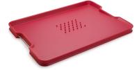 Joseph Joseph Tabla de cortar multifunción Cut&Carve ™   Plus, Roja, antideslizante, apto para lavavajillas - details 0