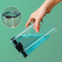 Caja De Almacenamiento De Alimentos Transparente Con Tapa Contenedor Plástico Para Cocina Y Armario Organizador De Alimentos - details 7