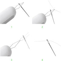Herramienta De Costura 2 En 1 Agujas De Ropa Y Remoción De Costuras Threading Y Remover Para Bordado Y Artesanía Material ABS+Metal - details 19