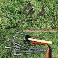 6/8pcs Palos De Tenda De Acero De Gruesa Con Gancho Y Agujero Para Acampar Al Aire Libre Y Canopy De Tenda - details 8