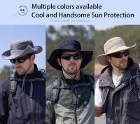 Sombrero De Pescador Xinbaoguan Para Hombres 100% Nylon Protección Solar Transpirable Gran Sombrilla Verano Casual - details 4