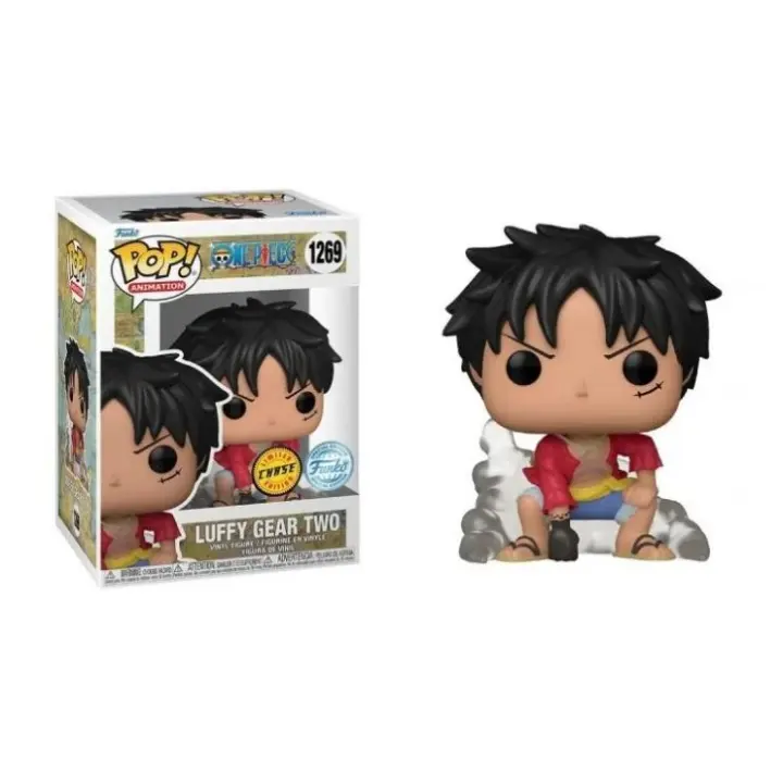 Funko pop en versión chase de Luffy gear two 1269 de la serie de anime One Piece - 1