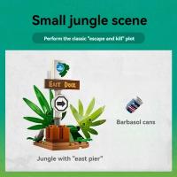 Bloques De Construcción Compatible Jurrásico Dilophosaurus Asalto Bloques De Dinosaurio Para Niños Regalos De Navidad - details 3