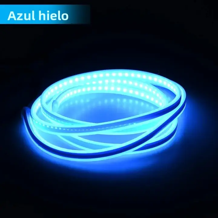 Tira De Iluminación Ambiental Para Coche LED Impermeable 12V Decorativa Para Exterior Lámpara De Ambiente Universal Para Faros - 1