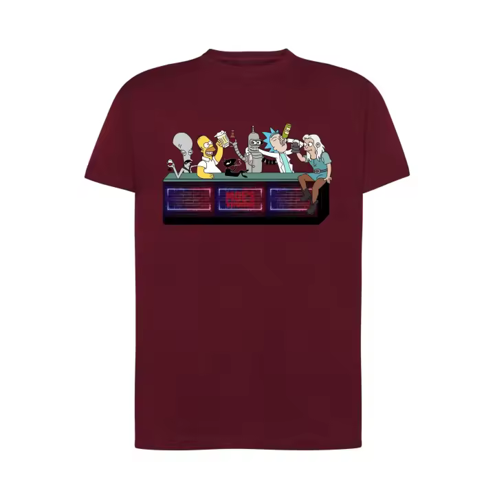 Camiseta Alcohólicos - Taberna de Moe - unisex algodón - series de TV - 1