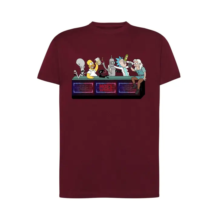 Camiseta Alcohólicos - Taberna de Moe - unisex algodón - series de TV - 1