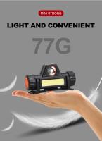 Linterna Frontal LED Para Pesca De Noche Con Vida Útil De Batería Larga Y Luz Fuerte Magnética Cargable Para Exteriores - details 5