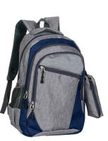 J.S ONDO MOCHILA TIPO TELA PARA HOMBRE Mochila Escolar Mochila de Viaje Negocios Trabajo Diario Antirrobo Impermeable Grande Mochila Ordenador CLASICO 18 pulgadas CON ESTUCHE - details 2