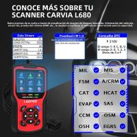 Lector De Códigos OBD2 Universal Para Coche Herramientas De Diagnóstico Cloud Print Scanner De Sistema De Chequeo Del Motor Y Test De Batería L680 - details 11