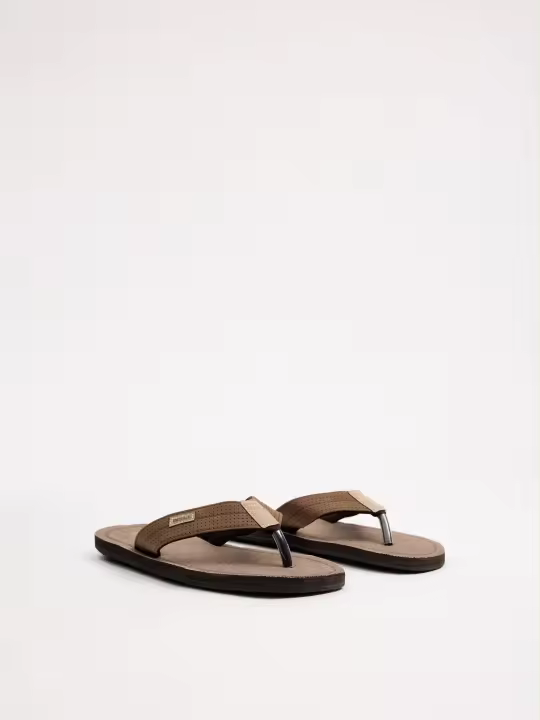 Chanclas ligeras y versátiles con tiras anchas, plantilla cómoda y suela flexible para el verano INSIDE - 1