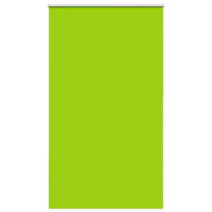 vidaXL Estor Enrollable Opaco hojas verde 130x230cm Tela Ancho 126,6cm - 1
