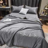 Sábana De Seda Lavada 100% Para Verano Con Bordado Suave Y Frío Almohadilla De Cama Seda Suave Y Fría Para Uso Doméstico Y Hotel - details 11