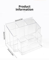 Organizador De Acrílico Para Productos De Uñas 5-Grillas Divisor De Esmalte De Uñas Estante De Manejo De Uñas Caja De Almacenamiento Para Herramientas De Manicura - details 6