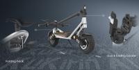 Scooter Eléctrico Plegable Kukirin A1, Motor de 800W, Batería de 48V 13Ah, Neumático de Vacío de 10 pulgadas, Velocidad Máxima de 45 km/h, Autonomía de 45 km, Freno de Disco Delantero y Trasero, Amortiguación Delantera y Trasera - details 20