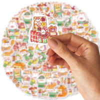 30pcs Pegatinas De Conejo Lindo Graffiti De Dibujos Animados Para Decorar Cuaderno Maleta Moto Scrapbook PVC Impermeable Y Duradero Tamaño 6.5x4.5cm - details 4
