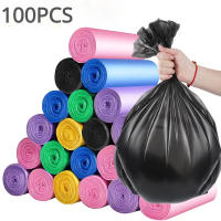100PCS Sacos De Basura Desechables De Colores Variados Para Cocina Tamaño 45x50CM Protección De Privacidad Para Contenedores De Basura - details 4