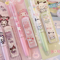 Set De 4 Lápices Mecánicos Sanrio Melody Kuromi Cinnamoroll Pochacco 0.5mm Regalos Para Estudiantes Y Niños Suministros De Oficina - details 1