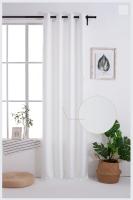Cortina serie de lino de terciopelo poliéster 150x260cm.Decorar para el hogar, sala de estar y dormitorio, estilo americano, 1 Panel. - details 0