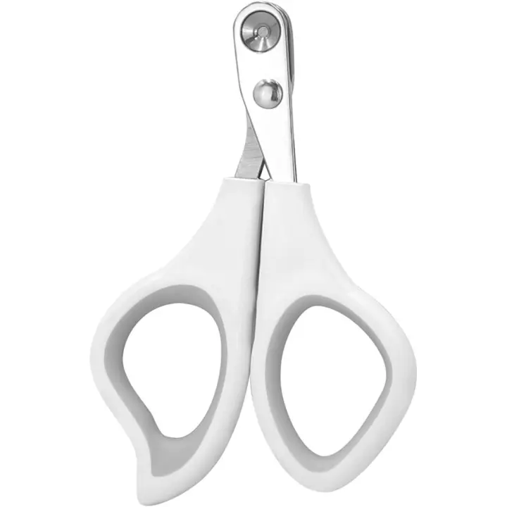 Cortaúñas para mascotas con orificio circular de 2mm, ideal para evitar Cortes excesivo, ideal para el cuidado de uñas de Gatos (Blanco) - 1