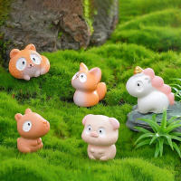 Mini Adorno Lindo De Capybara Serpiente Conejo En Forma De Animal Cartoon Micro Paisaje Decoración Para El Hogar Y Interior Del Coche Regalos - details 3