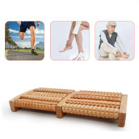 Rodillo De Masaje Para Pies De Madera Alivia La Fatiga Y El Dolor En El Talón Relaxación Muscular Plantar Desbloqueo Linfático - details 2