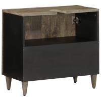 vidaXL Armario de lavabo para baño madera maciza de mango 62x33x58 cm - details 3