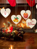 10Pcs Ornaments De Madera En Forma De Corazón Grande 8cm DIY Para Manualidades No Terminadas Proveniente De China Continental - details 0