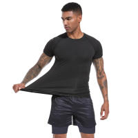 Camiseta De Compresión Para Hombre Quick Dry Guardia Contra Picaduras Para Verano Deporte Físico Fitness Running Entrenamiento - details 8