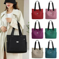 Bolso De Hombro Nylon Impermeable Gran Capacidad Bolso Tote Para Trabajo Escuela Y Viaje Ligero Y Práctico Para Mujer - details 1