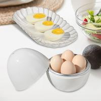 Cocedor De Huevos Para Microondas 1 Huevos/4 Huevos Hacer Huevos Duros Y Suaves Cocedor Rápido Herramienta De Cocina Eco-amigable PP Aluminio - details 11