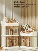Organizador De Escritorio De Lujo Para Maquillaje Joyería Y Cuidado De La Piel Caja De Almacenamiento De Plástico Con Cajón a Prueba De Polvo Gran Capacidad Para El Baño - details 4