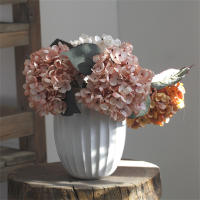 Ramo De Flores Artificiales De Algodón Para Boda Decoración De Vaso De Hydrangea De Otoño Para Hogar Navidad Decoración De Casamiento - details 5