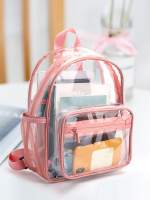 Mochila De Moda Y Funcionalidad Pequeña Resistente Al Agua Con Correa Ajustable Material PVC Bolsa De Hombro Para Jóvenes - details 3