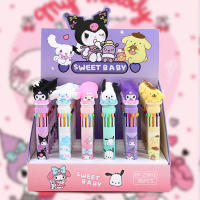 Sanrio Pluma De Punto De Sombra 0.7mm 10 Colores Kuromi Hello Kitty Cinnamoroll Estuche De 18/36 Piezas Material Plástico Para Estudiantes Y Escuela - details 0