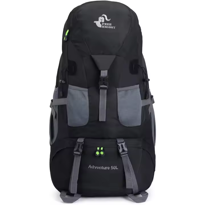 Mochipa de senderismo ultraligera E impermeable de 50 L, sin Marco, ideal para el Aire Libre, Escalada, acampada, montañismo y Pesca. - 1